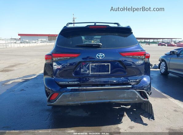 5TDYARAH2MS508529 2021 TOYOTA HIGHLANDER Синий 