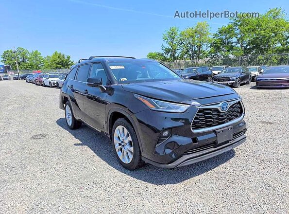 5TDYARAH2PS519034 2023 TOYOTA HIGHLANDER Black Tył prawy
