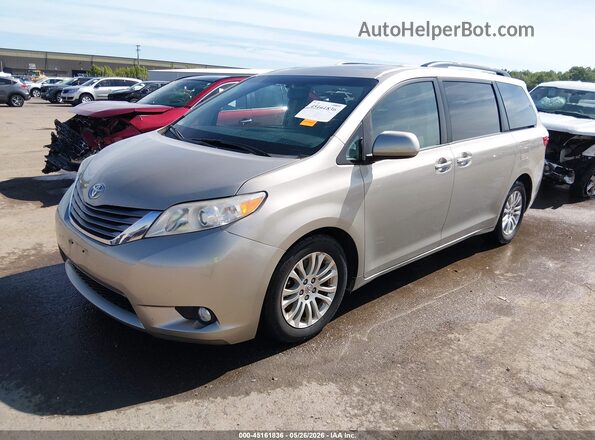 5TDYK3DC1GS742689 2016 TOYOTA SIENNA Gold Przód lewy