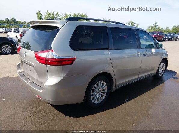 5TDYK3DC1GS742689 2016 TOYOTA SIENNA Gold Tył prawy