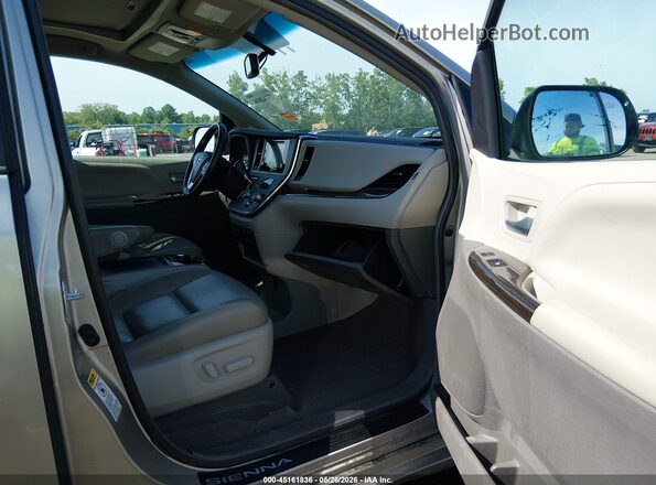 5TDYK3DC1GS742689 2016 TOYOTA SIENNA Gold Widok wnętrza z przodu