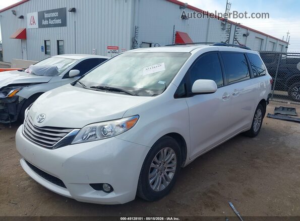 5TDYK3DC2GS723505 2016 TOYOTA SIENNA White Առջևի ձախ երեք քառորդ տեսարան