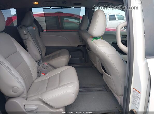 5TDYK3DC2GS723505 2016 TOYOTA SIENNA White VIN կոդի պիտակի տեսք