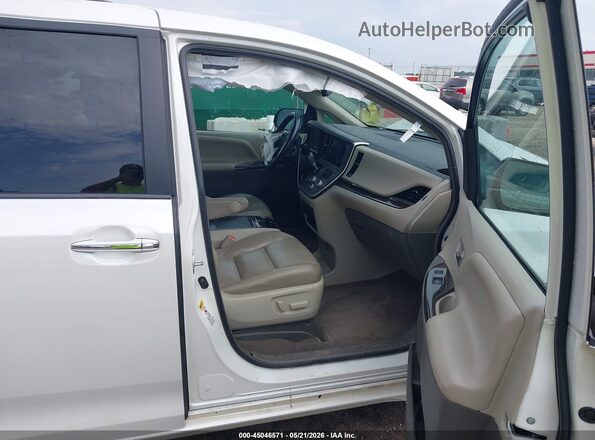 5TDYK3DC6GS706867 2016 TOYOTA LE White Widok wnętrza z przodu