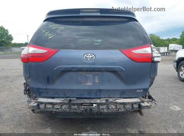 5TDYK3DC8GS738722 2016 TOYOTA SIENNA Blue Вид спереду