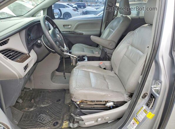 5TDYK3DCXGS735966 2016 TOYOTA SIENNA Silver Սալոնի դիմացի տեսք