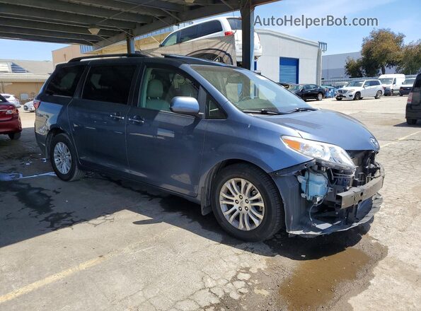 5TDYK3DCXGS762052 2016 TOYOTA SIENNA Blue Առջևի աջ