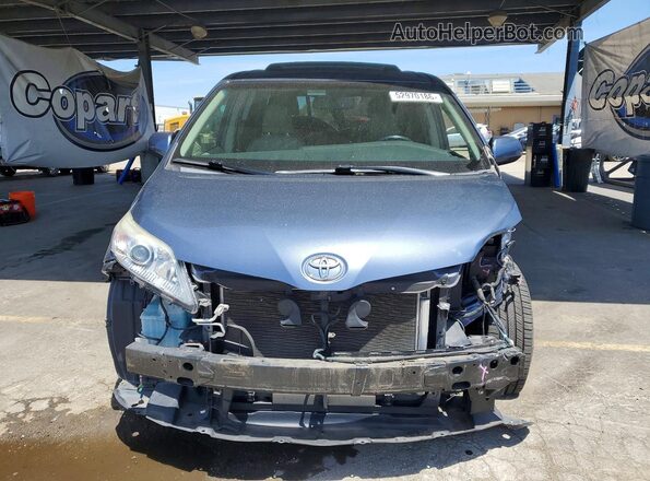 5TDYK3DCXGS762052 2016 TOYOTA SIENNA Blue Դիմացի տեսք