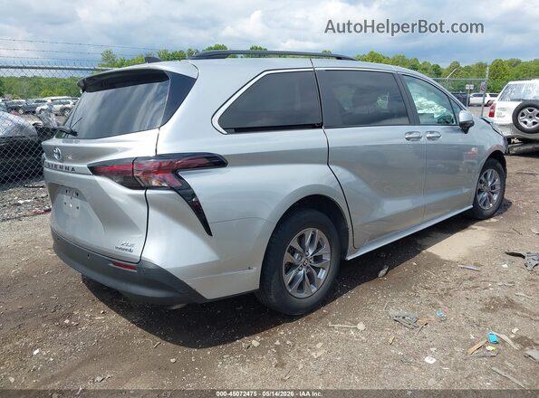 5TDYRKEC1PS167224 2023 TOYOTA SIENNA Silver უკანა მარჯვენა