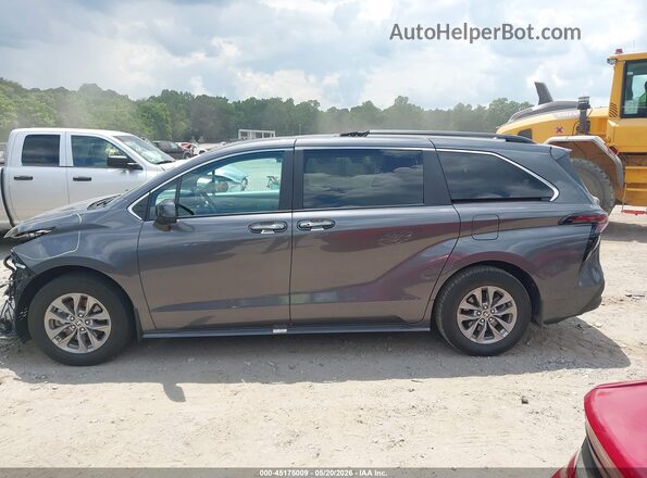 5TDYRKEC3SS225648 2025 TOYOTA SIENNA Gray Widok wnętrza 360 stopni