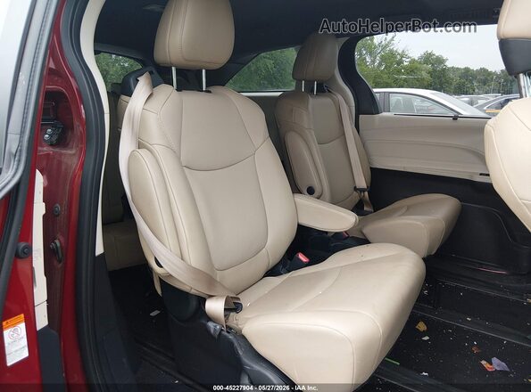 5TDYRKEC4MS019726 2021 TOYOTA SIENNA Red Widok naklejki z numerem VIN