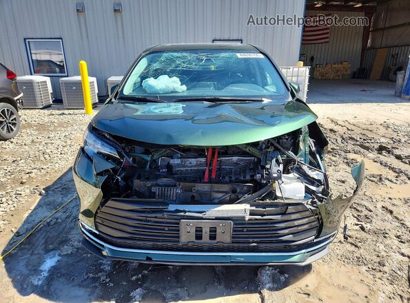 5TDYRKEC5MS016981 2021 TOYOTA SIENNA Зеленый Вид спереди
