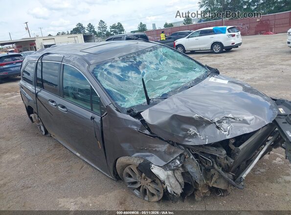 5TDYRKEC5NS113129 2022 TOYOTA LE Gray Widok wnętrza z tyłu