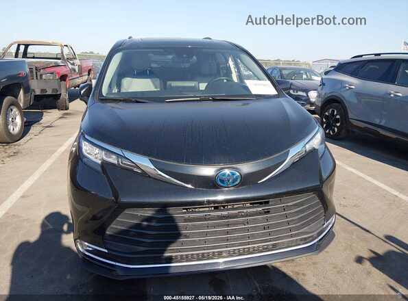 5TDYRKEC5PS173186 2023 TOYOTA SIENNA Black Սարքավորումների վահանակի տեսք