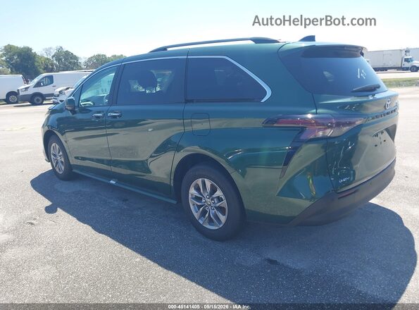 5TDYRKECXTS293589 2026 TOYOTA SIENNA Green Trasero izquierdo