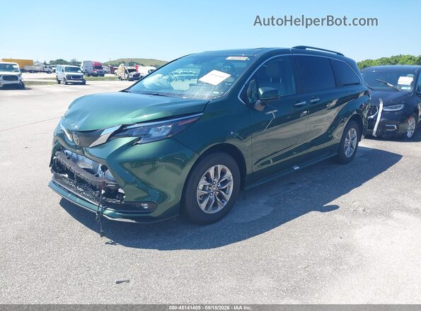 5TDYRKECXTS293589 2026 TOYOTA SIENNA Green Vista tres cuartos delantera izquierda