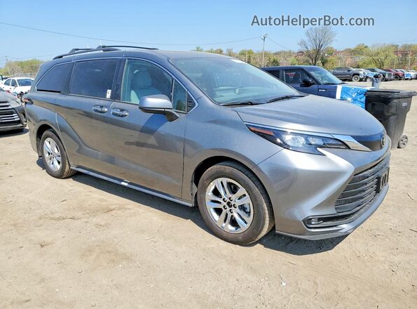 5TDYSKFC3TS236511 2026 TOYOTA SIENNA Gray Передня права чверть