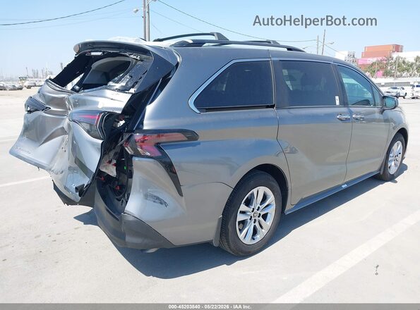 5TDYSKFC4TS235724 2026 TOYOTA SIENNA Gray Задня права чверть