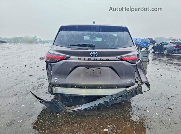 5TDYSKFC7MS005046 2021 TOYOTA SIENNA Серый Вид сзади