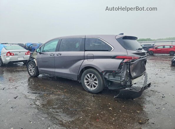 5TDYSKFC7MS005046 2021 TOYOTA SIENNA Серый Задняя левая четверть