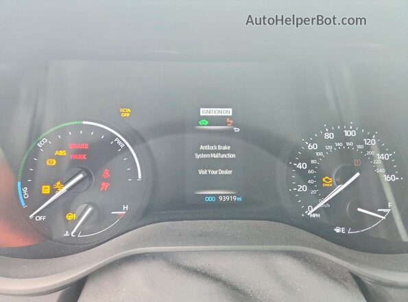 5TDYSKFC7MS005046 2021 TOYOTA SIENNA Серый Вид щитка приборов