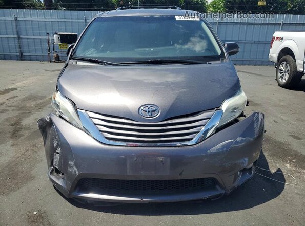 5TDYZ3DC0HS896291 2017 TOYOTA SIENNA Gray Vista frontal
