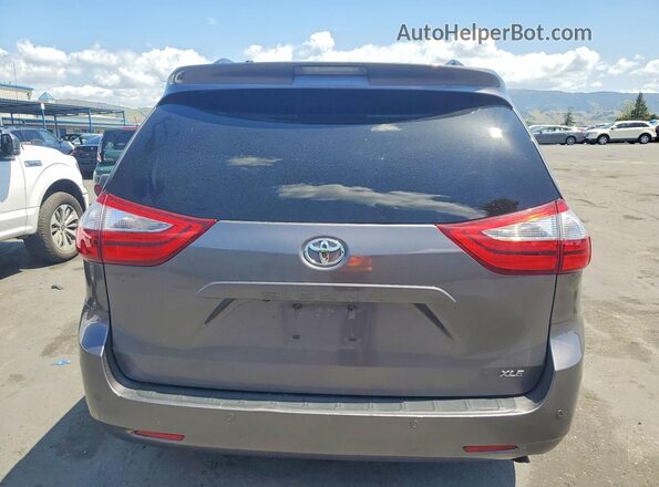 5TDYZ3DC0HS896291 2017 TOYOTA SIENNA Gray Vista trasera