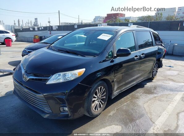 5TDYZ3DC0JS909756 2018 TOYOTA LE Черный Передняя левая четверть