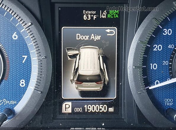5TDYZ3DC0JS909756 2018 TOYOTA LE Черный 