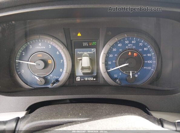 5TDYZ3DC0LS056262 2020 TOYOTA LE Silver უკანა სავარძლების ხედი