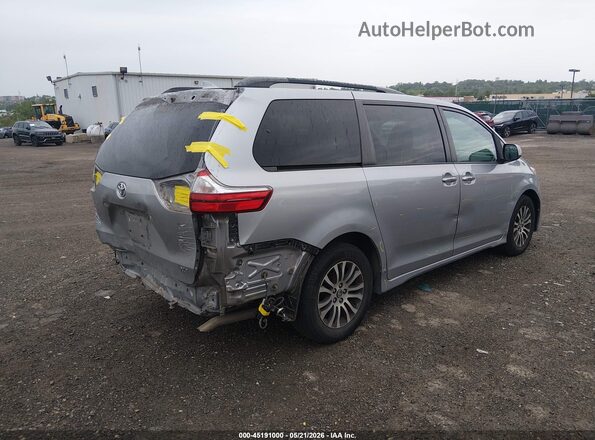 5TDYZ3DC1JS949909 2018 TOYOTA SIENNA Silver Задня права чверть