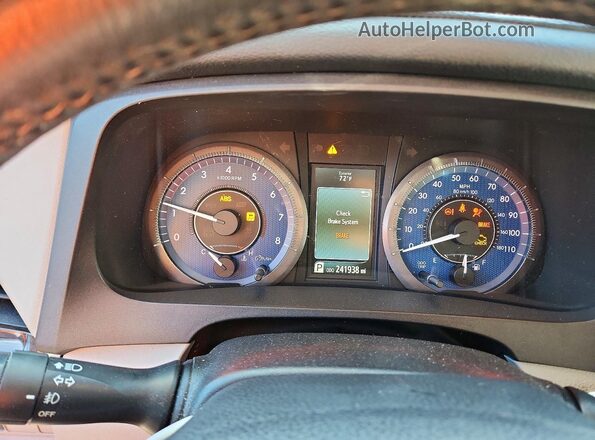 5TDYZ3DC2HS822970 2017 TOYOTA SIENNA Burgundy Vista del cuadro de instrumentos