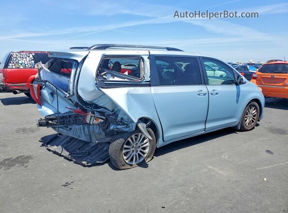 5TDYZ3DC2HS870761 2017 TOYOTA SIENNA Blue უკანა მარჯვენა