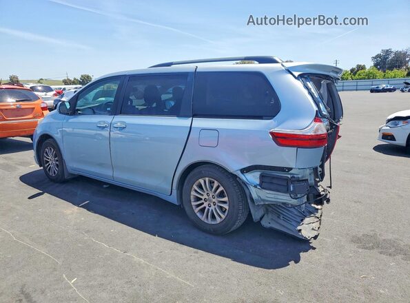 5TDYZ3DC2HS870761 2017 TOYOTA SIENNA Blue უკანა მარცხენა