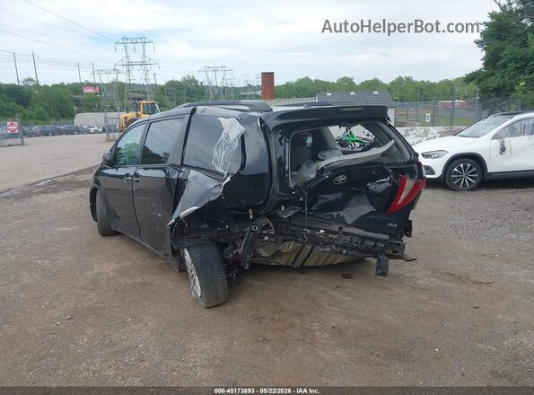 5TDYZ3DC3HS835646 2017 TOYOTA SIENNA Black Вид спереду