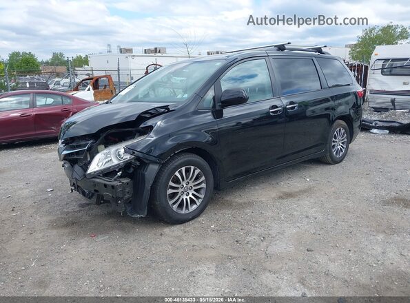 5TDYZ3DC3LS038886 2020 TOYOTA SIENNA Black Առջևի ձախ երեք քառորդ տեսարան