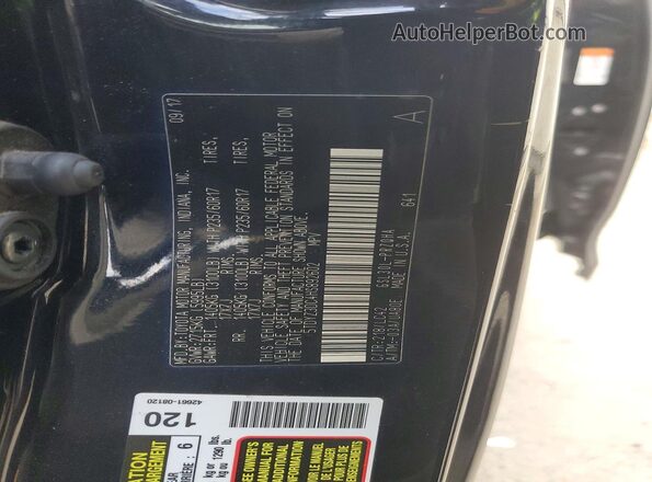5TDYZ3DC4HS892602 2017 TOYOTA SIENNA Black 