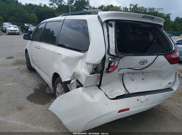 5TDYZ3DC5HS889174 2017 TOYOTA SIENNA White უკანა მარცხენა