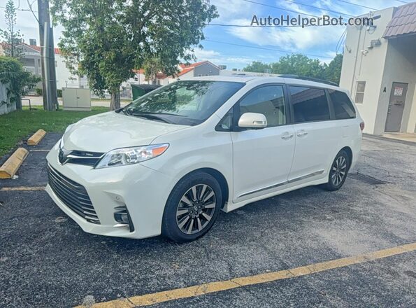 5TDYZ3DC5LS025251 2020 TOYOTA SIENNA Белый Задняя левая четверть