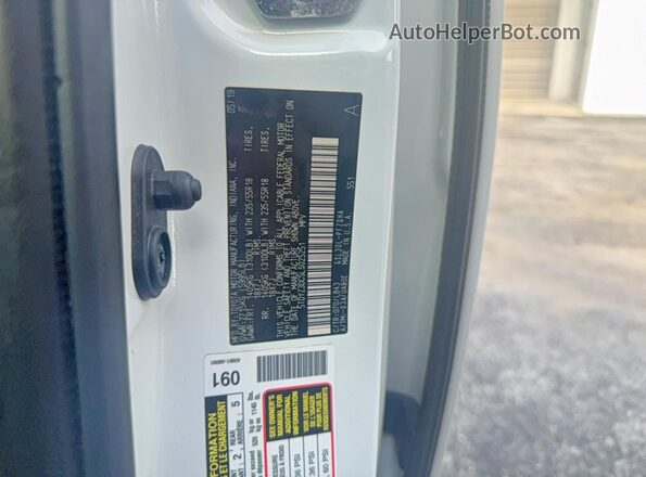 5TDYZ3DC5LS025251 2020 TOYOTA SIENNA Белый Вид задних сидений