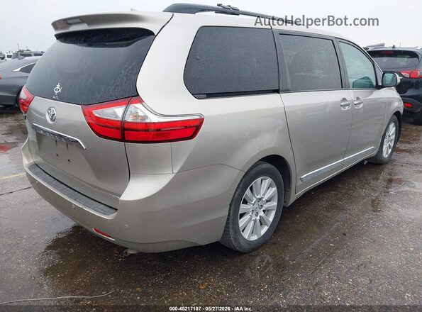 5TDYZ3DC6HS770145 2017 TOYOTA SIENNA Tan უკანა მარჯვენა