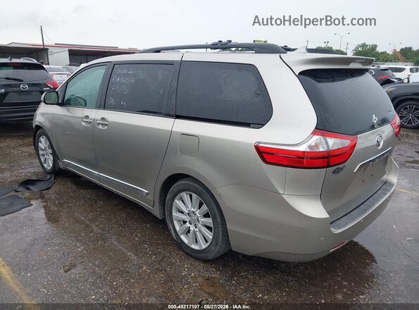 5TDYZ3DC6HS770145 2017 TOYOTA SIENNA Tan უკანა მარცხენა