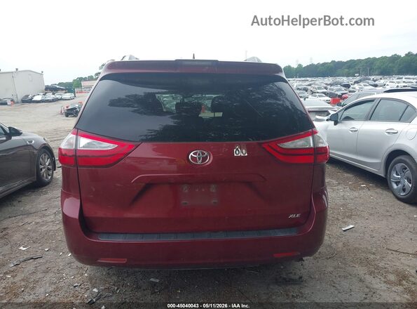 5TDYZ3DC6KS976525 2019 TOYOTA LE Red 