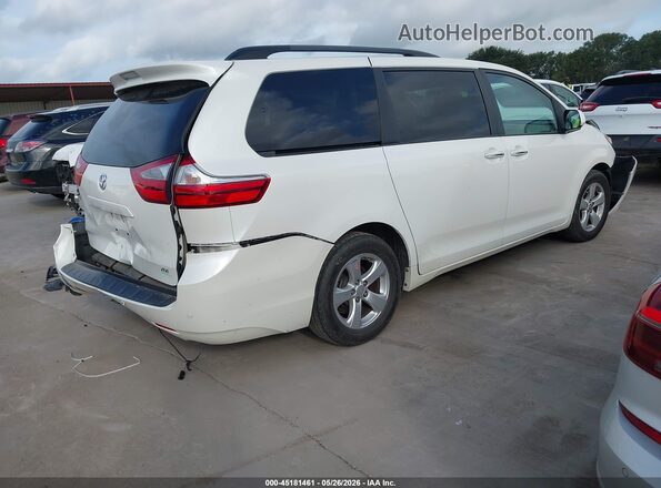 5TDYZ3DC7HS848433 2017 TOYOTA SIENNA Белый Задняя правая четверть