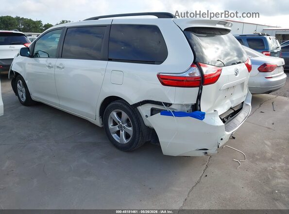 5TDYZ3DC7HS848433 2017 TOYOTA SIENNA Белый Задняя левая четверть