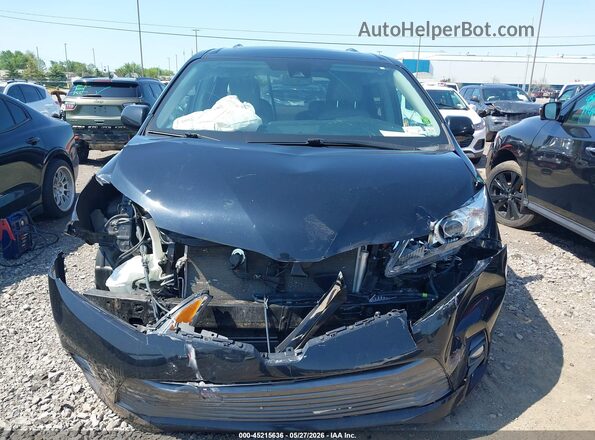 5TDYZ3DC7LS082485 2020 TOYOTA SIENNA Black Widok zestawu wskaźników