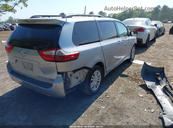 5TDYZ3DC8HS782832 2017 TOYOTA SIENNA Silver Rear right