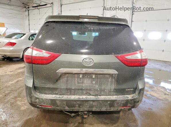 5TDYZ3DC9JS924515 2018 TOYOTA SIENNA Green Вид ззаду