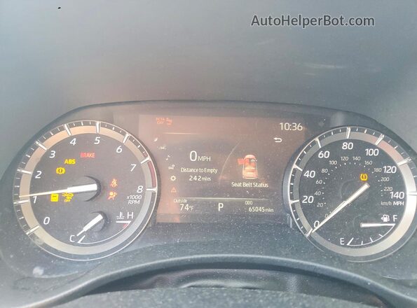 5TDYZRAH2LS008913 2020 TOYOTA HIGHLANDER Серебряный Вид щитка приборов