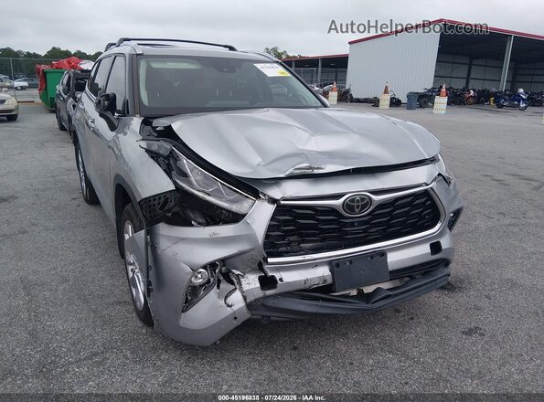 5TDYZRAH2LS022293 2020 TOYOTA HIGHLANDER Silver Vista frontal
